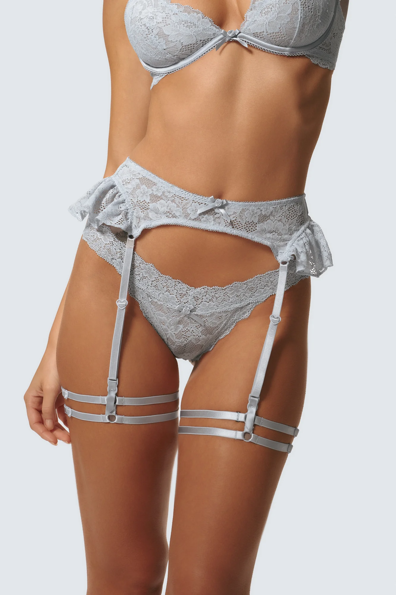 Spur of The Moment Frill Garter Belt - Image 2