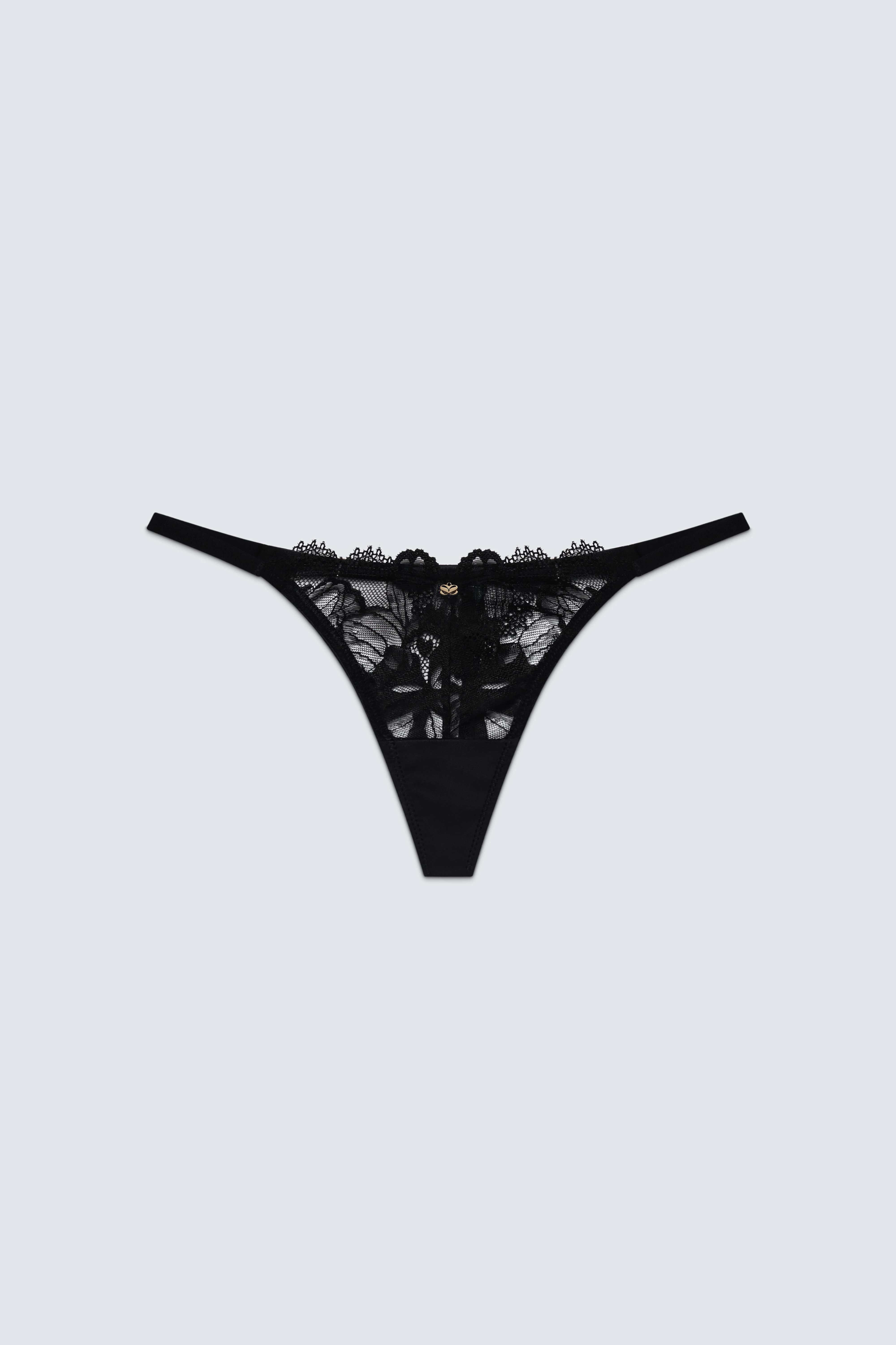 String You Along Low Rise Lace Thong - Image 3