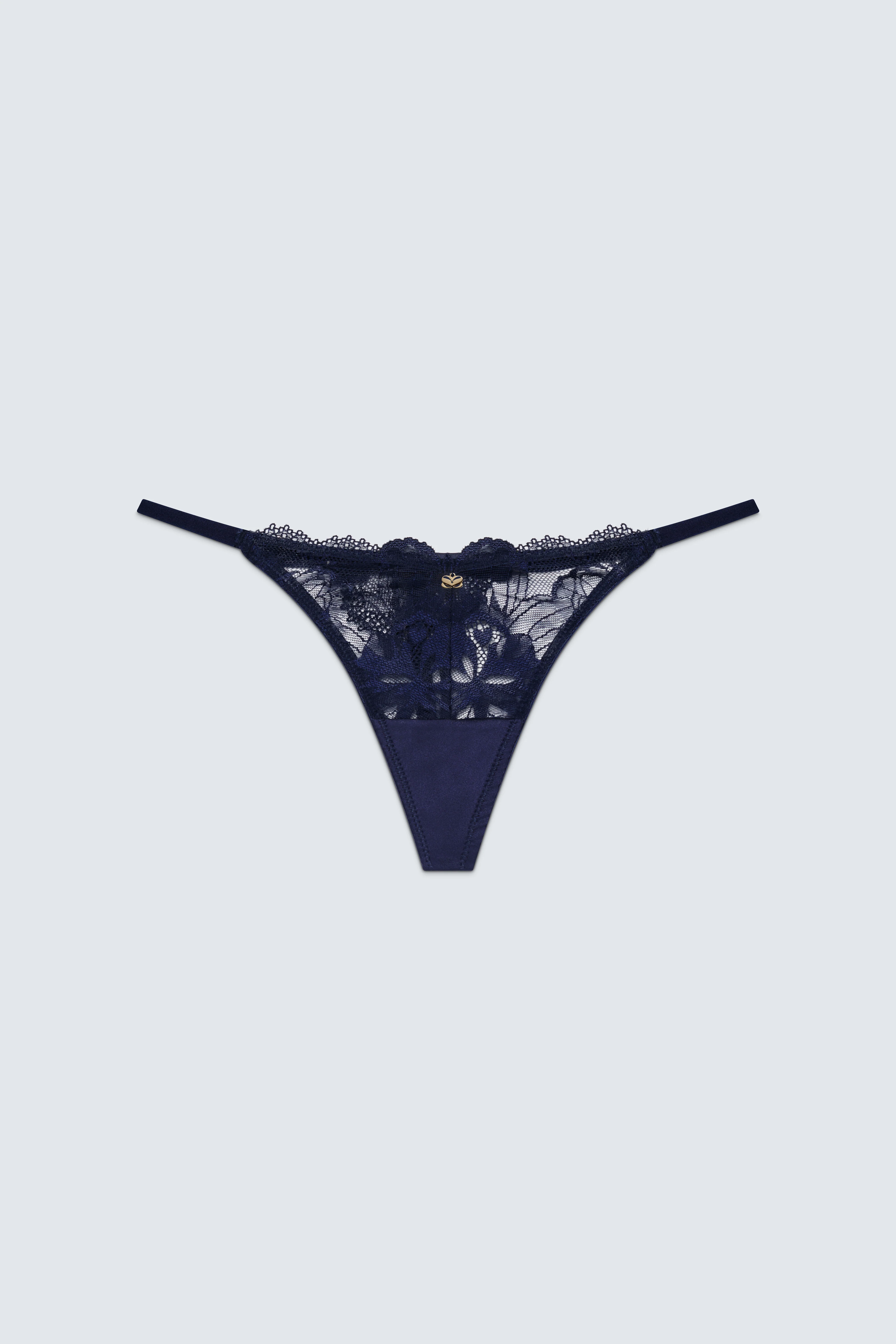 String You Along Low Rise Lace Thong - Image 6