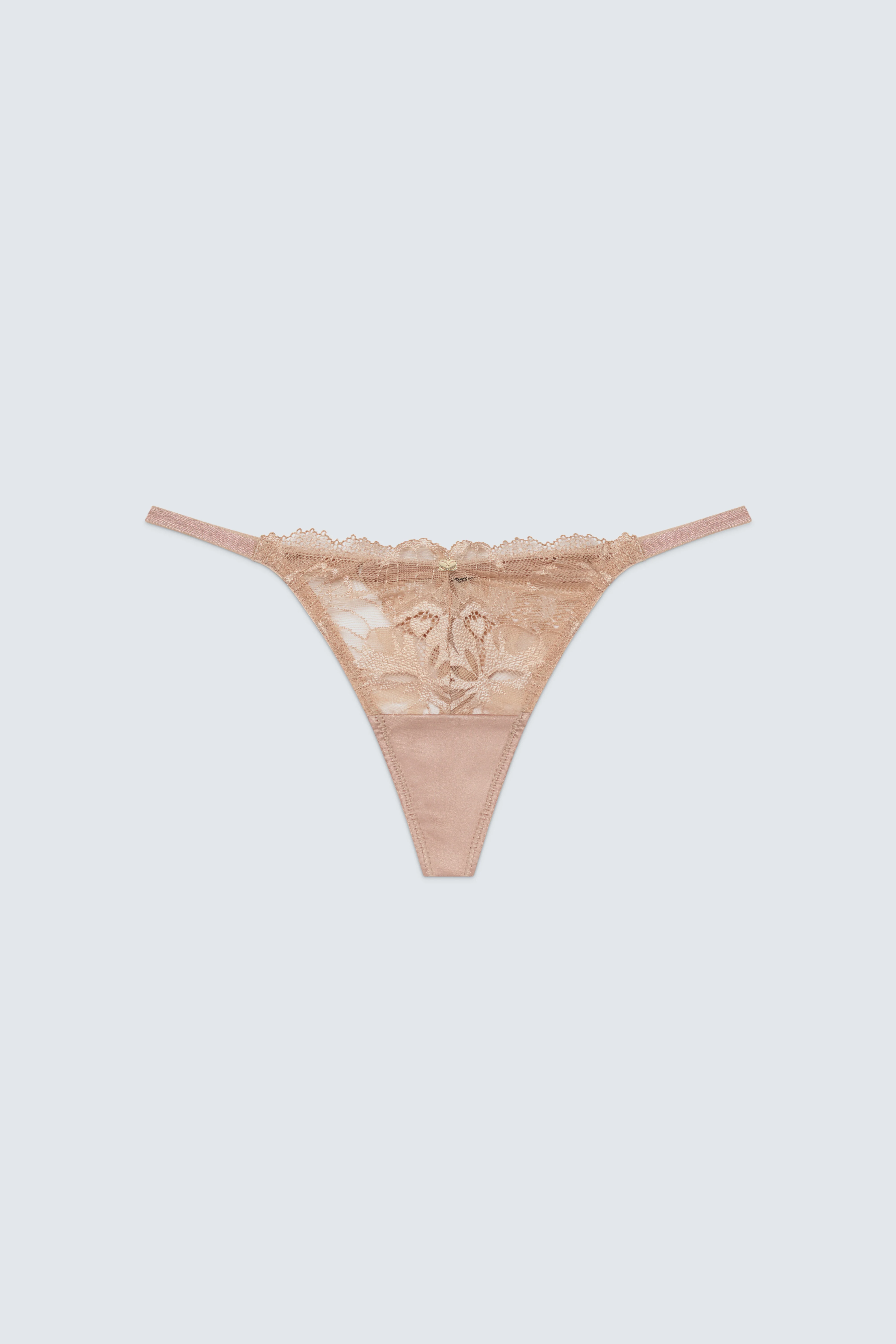 String You Along Low Rise Lace Thong - Image 9